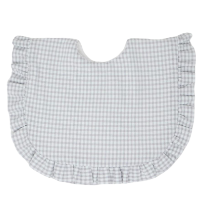 Babero Chip Colección Vichy Gris