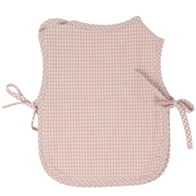 Babero Maxi Colección Vichy rosa