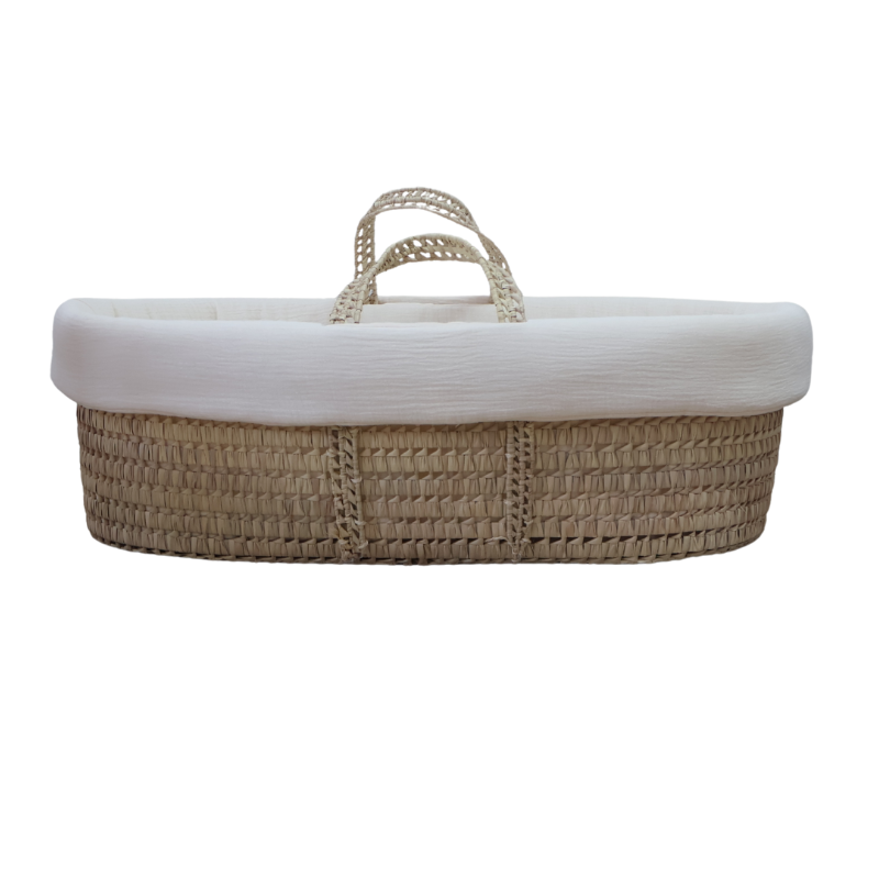 Moisés de Mimbre y Bambú Blanco - Imagen 3