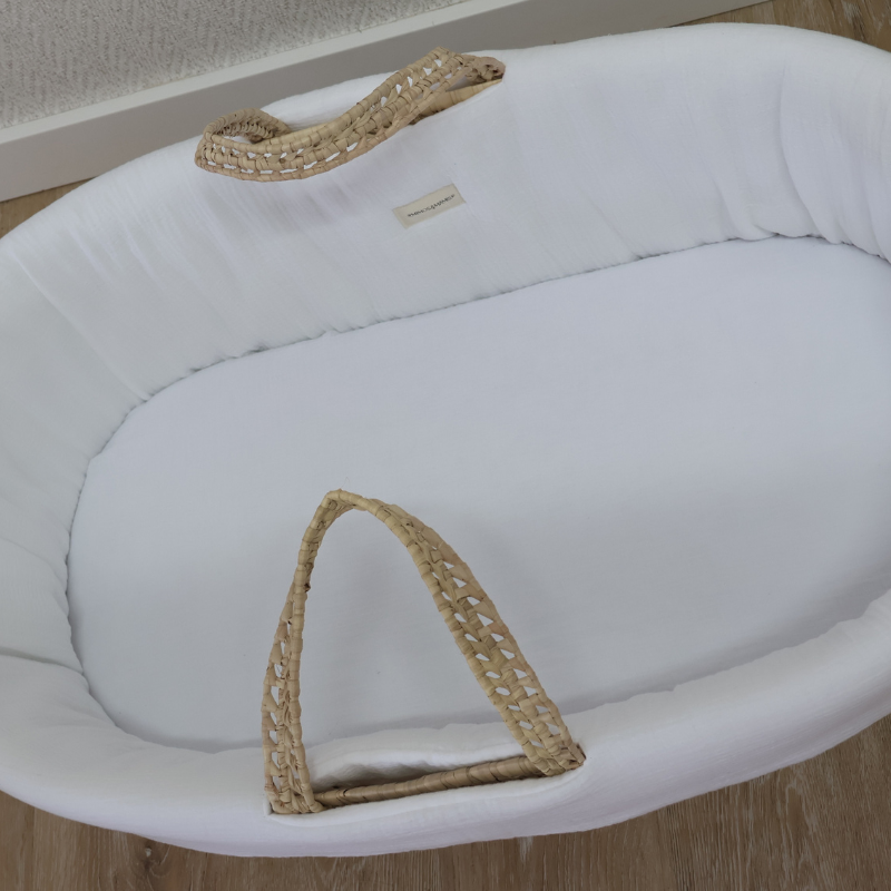 Moisés de Mimbre y Bambú Blanco - Imagen 2