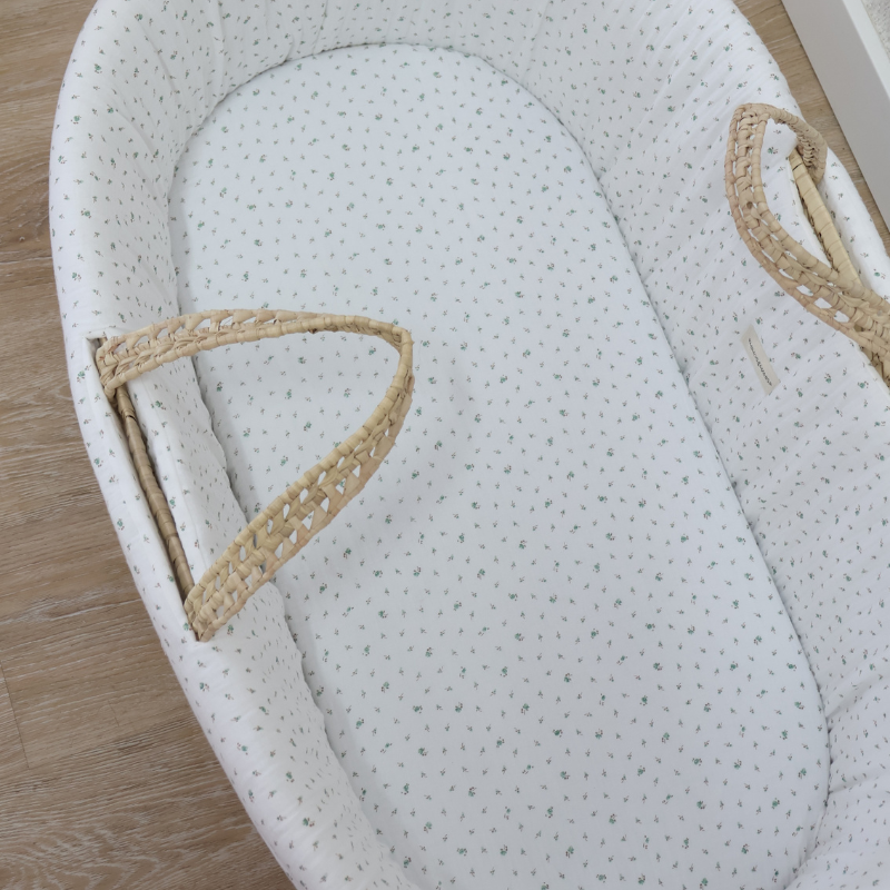 Moisés de Mimbre y Bambú Colección Muguet - Imagen 2